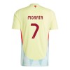 Camiseta de fútbol España Alvaro Morata 7 Segunda Equipación Euro 2024 - Hombre